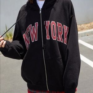 brandy melville zip up